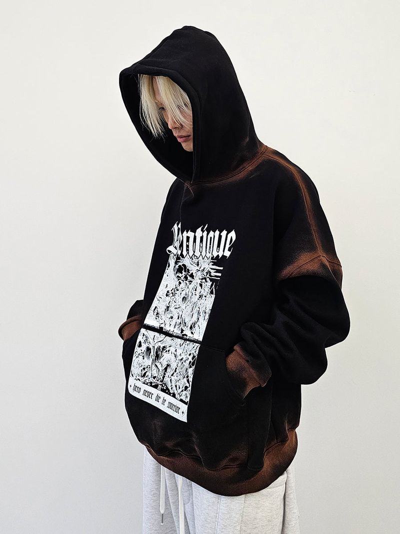 VENTIQUE Warrior Napping Hoodie 3colors