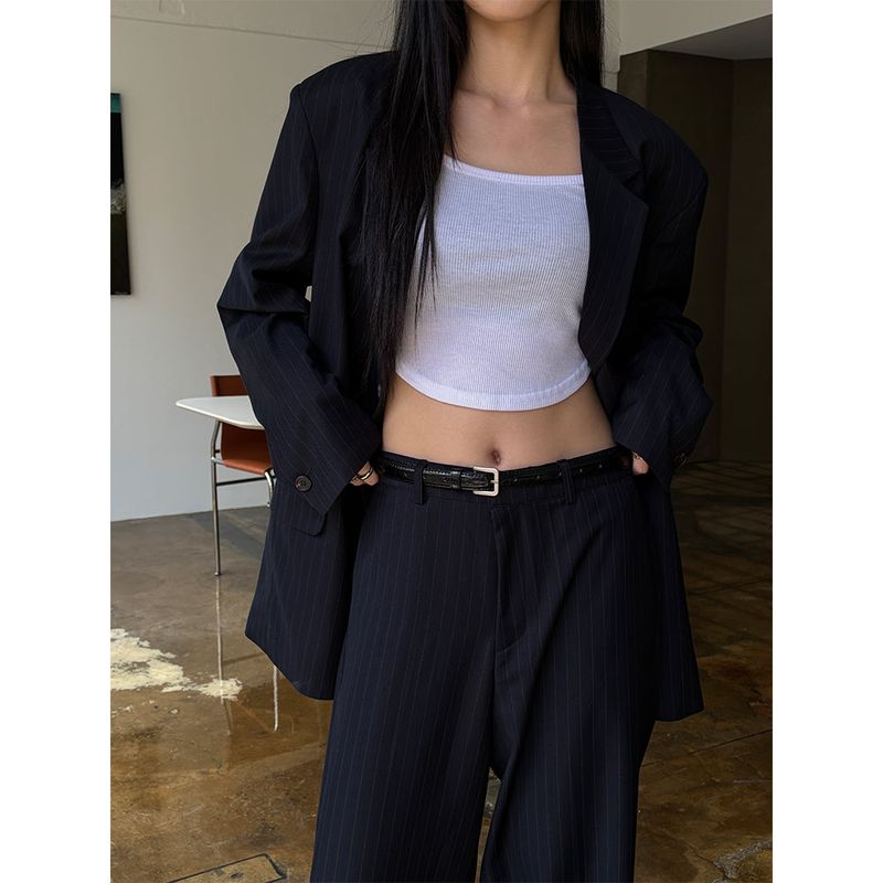 [S/S] Stripe over 3button jacket(2color)