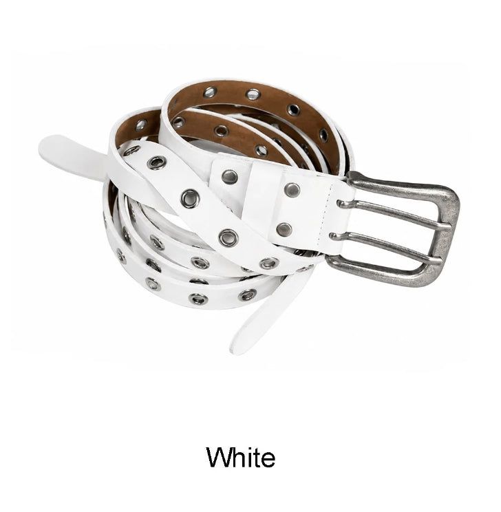 Det Dual Eyelet Long Belt