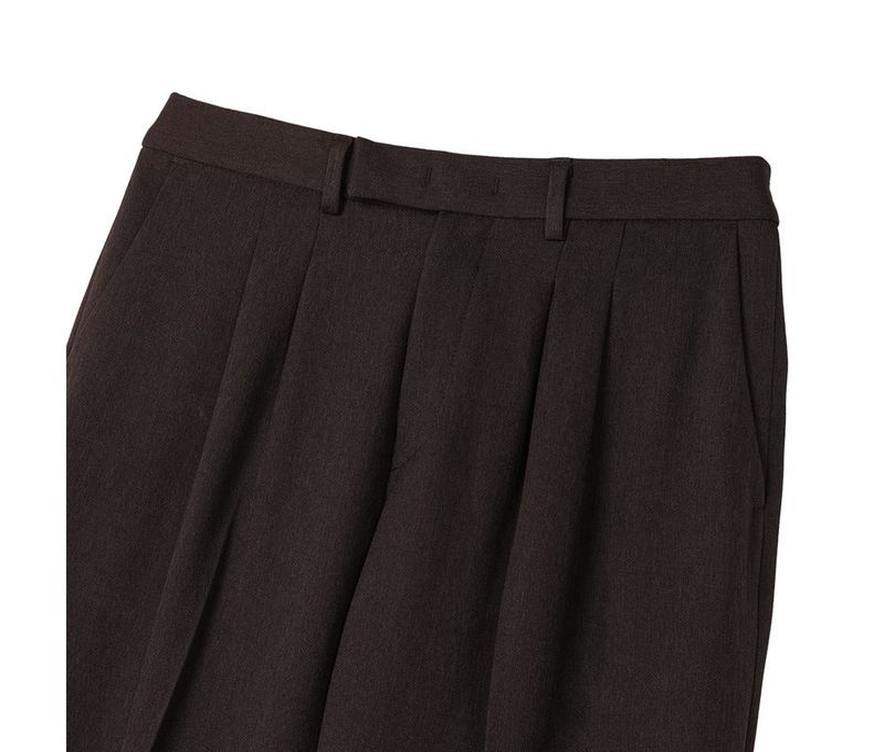 ASCLO Cozy Two Tuck Wide Slacks (4color)