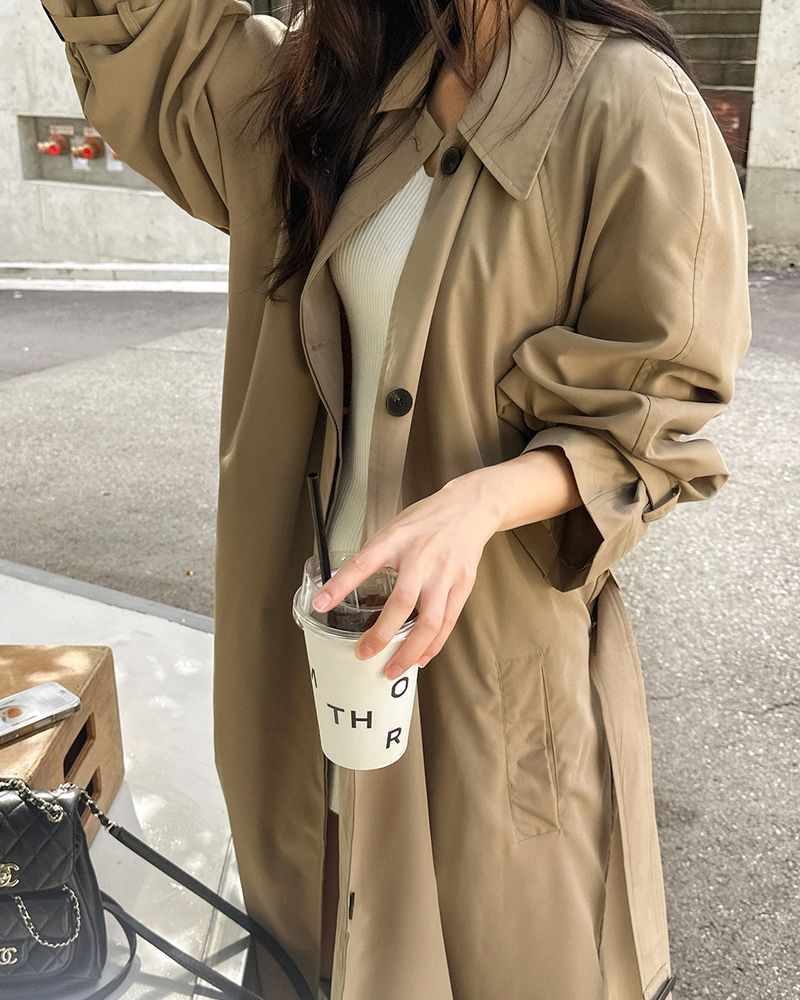Iya Overfit Trench Coat