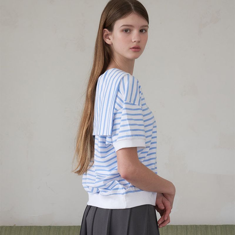OVT-U（オーブイティーユー）の「Sailor tee_2 color（Tops）」