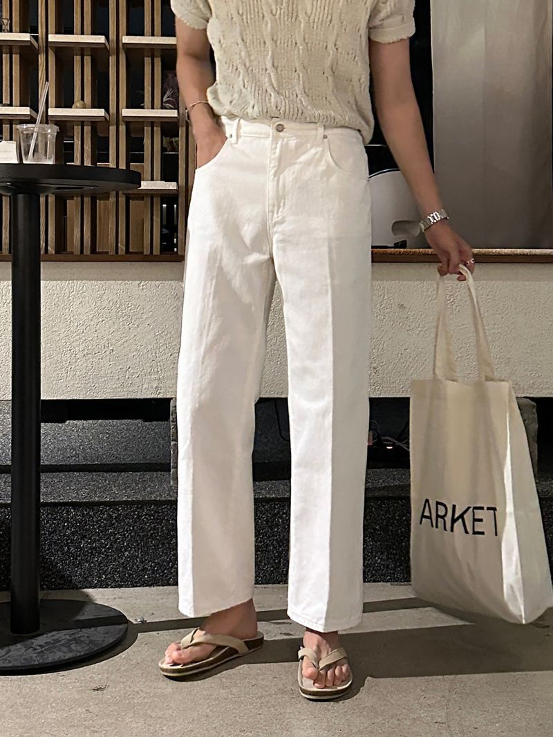 lemenne（ルメンヌ）の「LMN All-Day Back Banding Regular Fit Denim Pants (6 colors)（Pants）」