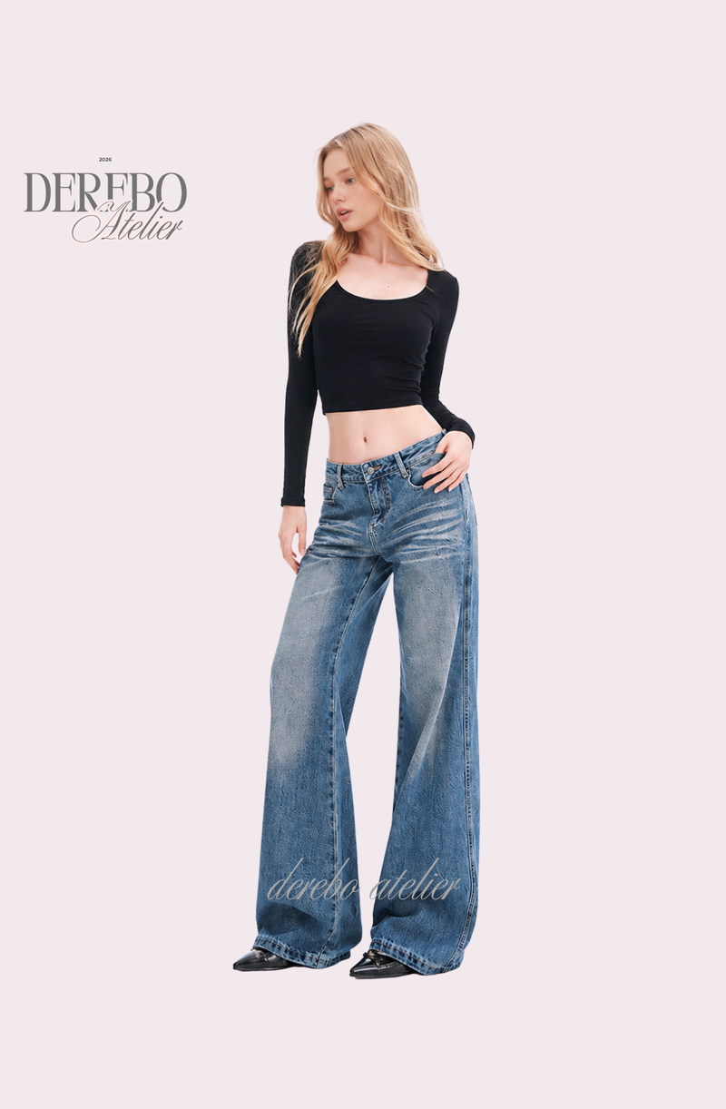 Days Light blue long fit denim pants