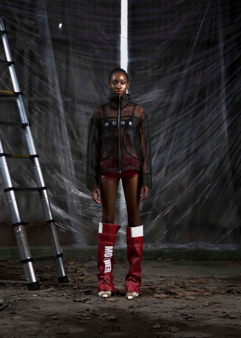 NONE See Through oversized Jacket