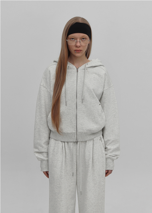 BLACKUP（ブラックアップ）の「[MADE] Dana Applique Hooded Zip-up (Set Purchase Available)（Tops）」