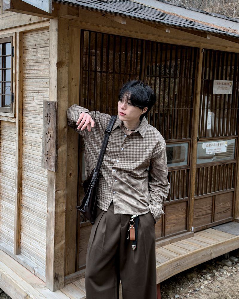 Better Mini-Check Cotton Shirt
