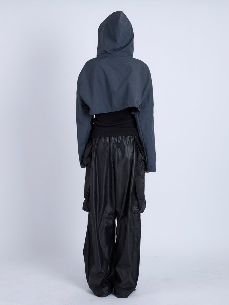 Hooded Shrug, Charcoal