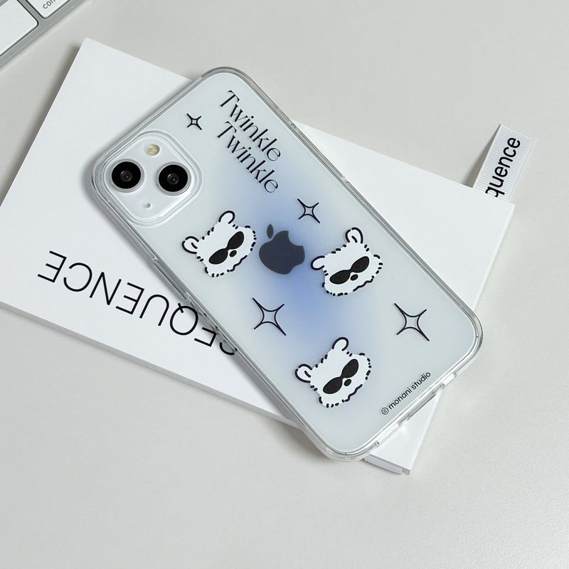 [Gel-hard] Blue PUPU puppy Phone case