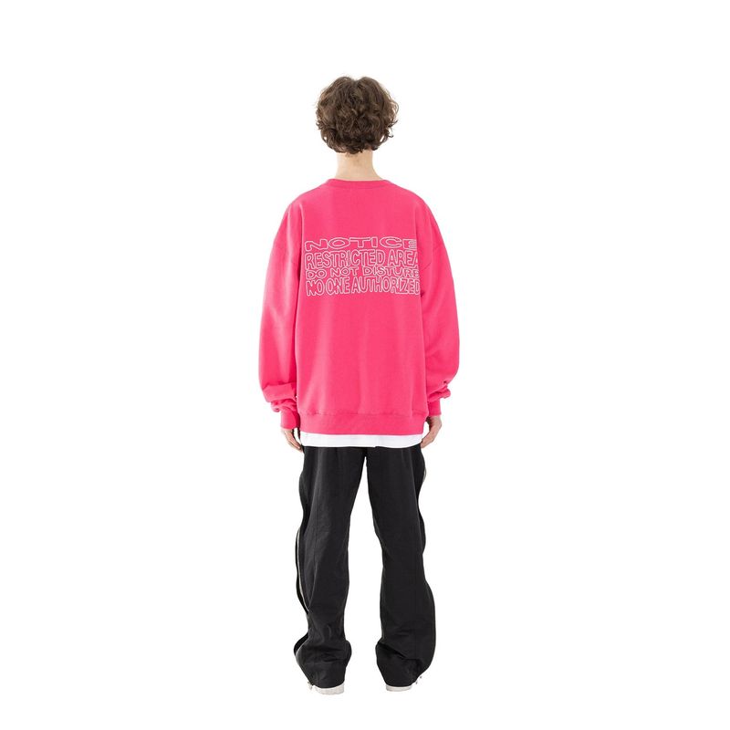 RESTRICTED AREA SWEAT SHIRTS MSHCR002-PK