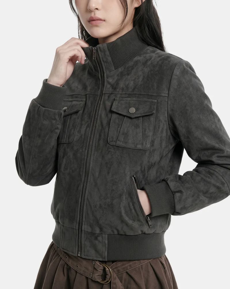 Ellie Washed Zip-Up Jumper