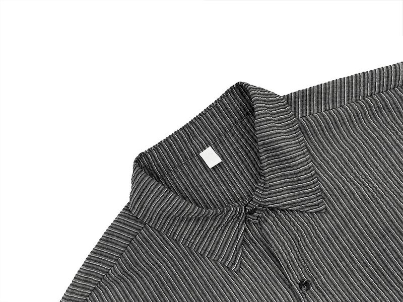 Offer Striped Crop Shirt