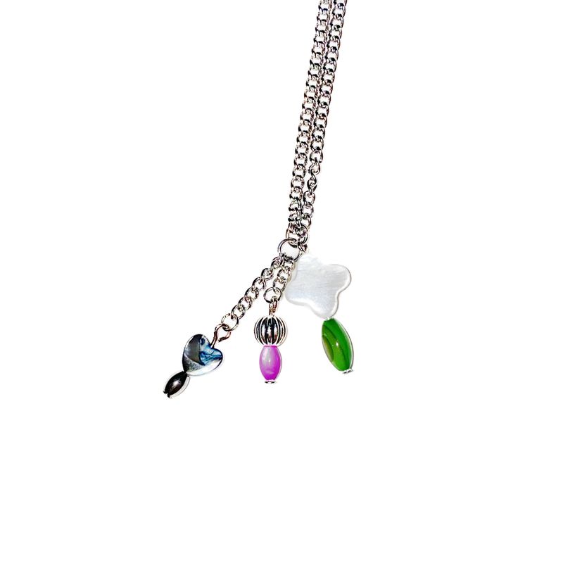 flower pendant necklace