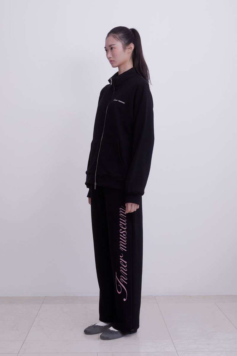 Inner Museum Lettering two-way Sweatpants (BLACK)