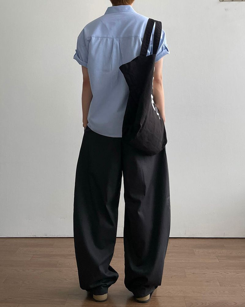 Seville Curved Cotton Pants