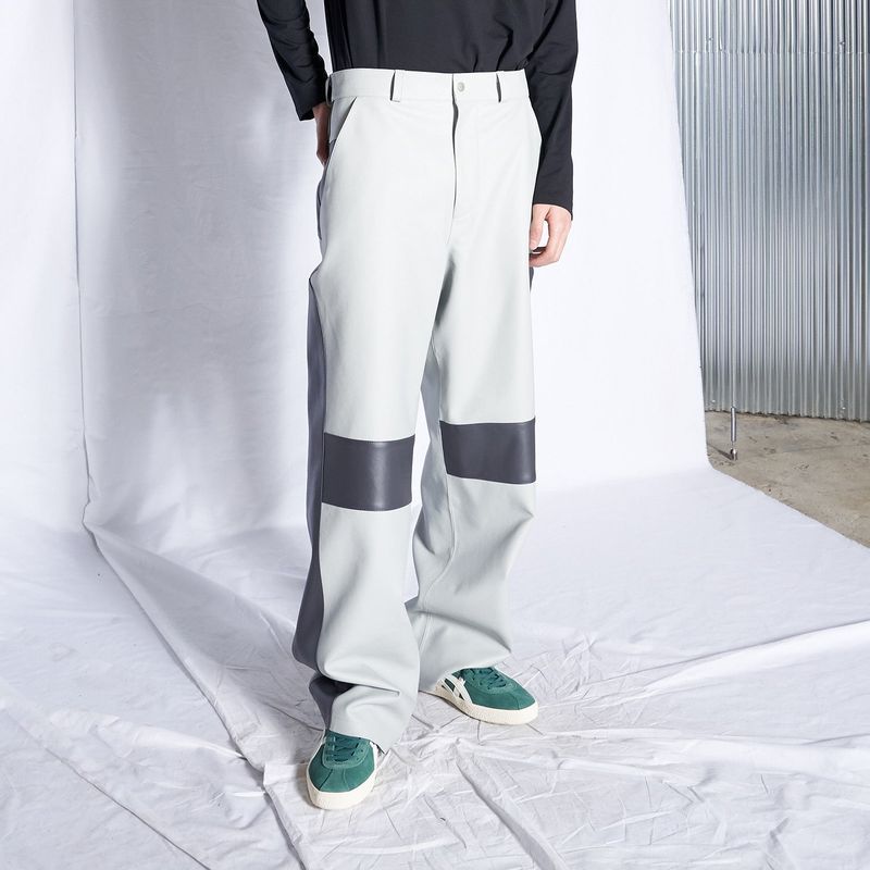 SPERONE(スペロネ)の「Racer Leather Pants (Gray)(Pants)」