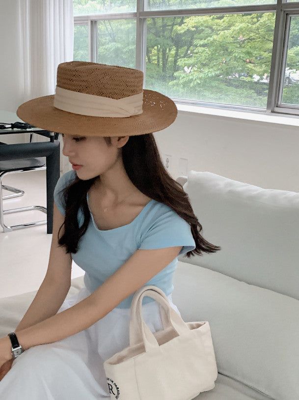 Vacation Raffia Hat (2color)