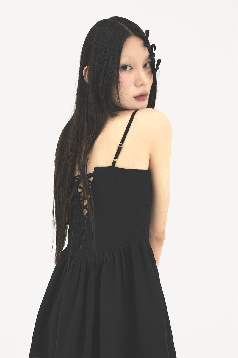 Bustier dress Black