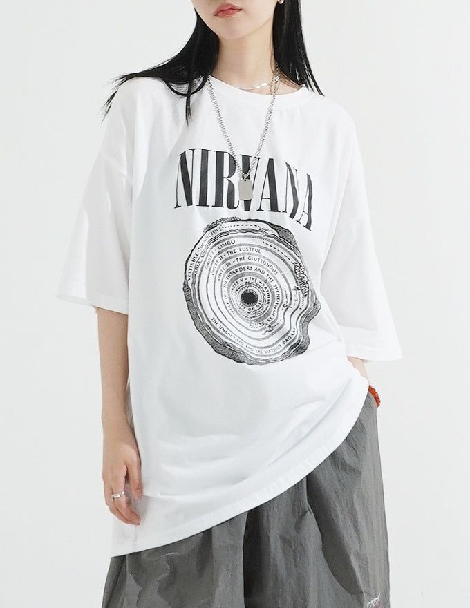 Grunge over t-shirt