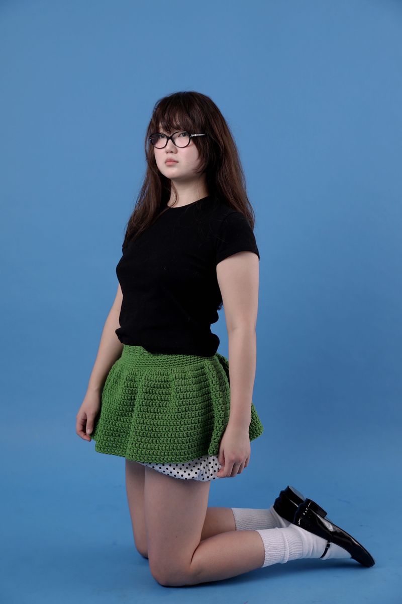 Crochet tutu skirt