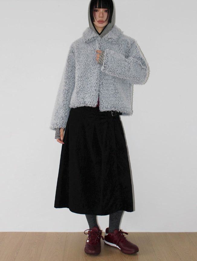 (Brushed) FLEUR FRILL CARDIGAN