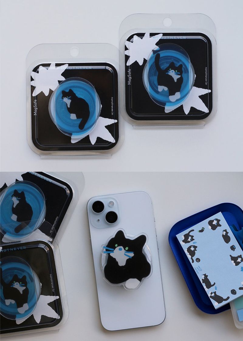 (Magsafe tok)  tuxedo cat