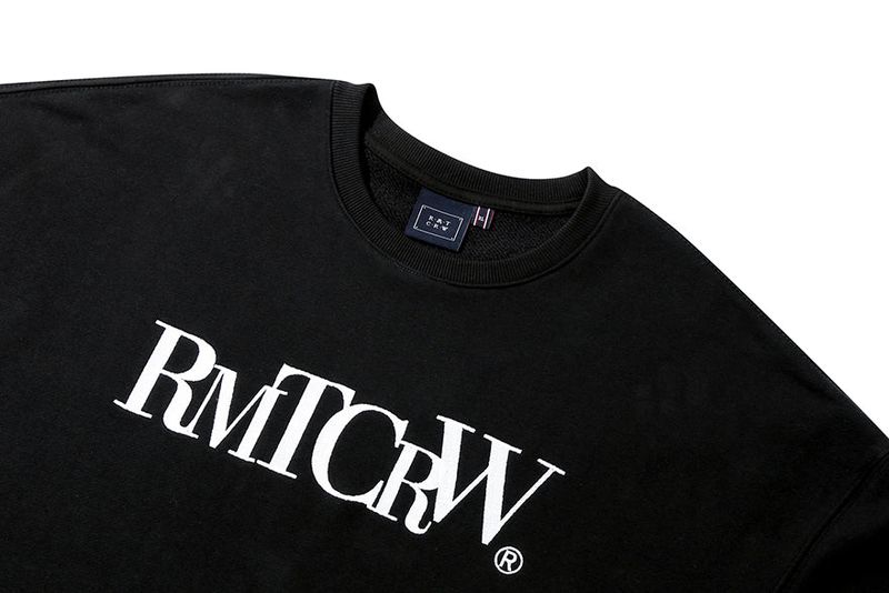 RECENT LOGO SWEAT SHIRT_BLACK