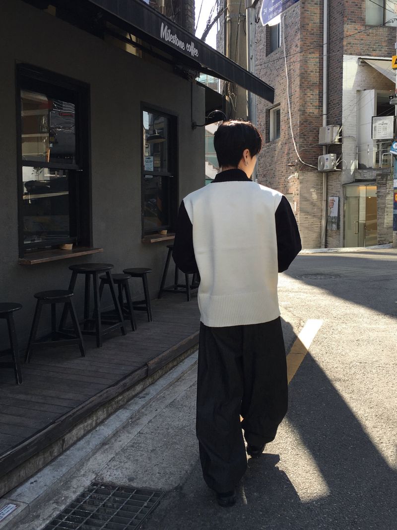 Portland 97 Color Block Knit Zip-Up 2C