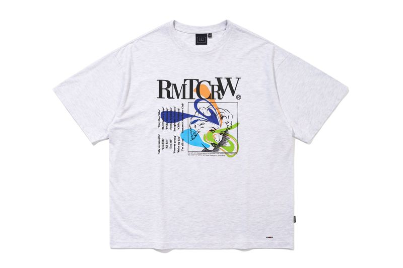 GALLERY PRINTING TEE SHIRT_LIGHT GREY