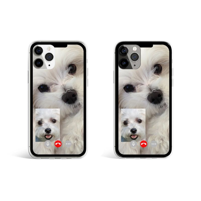 Jelly phone case maltese facetime