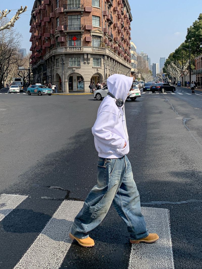 Look Chief Tiger Balloon Denim Pants