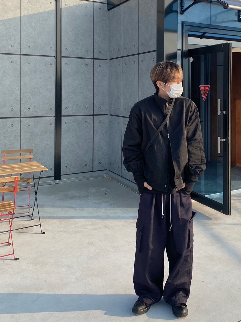 Dart Nylon Cargo Balloon Pants 2C
