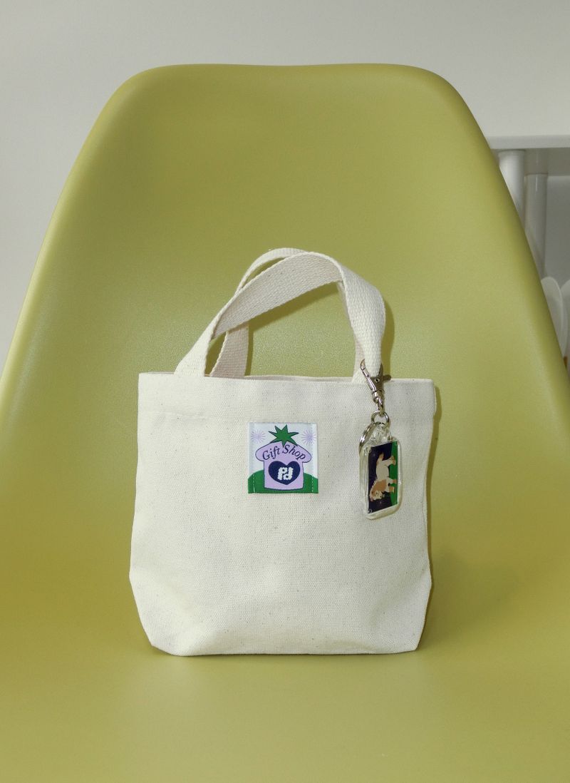 Gift shop mini canvas bag