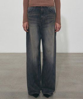 NICK&NICOLE(ニック&ニコール)の「NEWTRO WASHING WIDE PANTS_BLUE(Pants)」