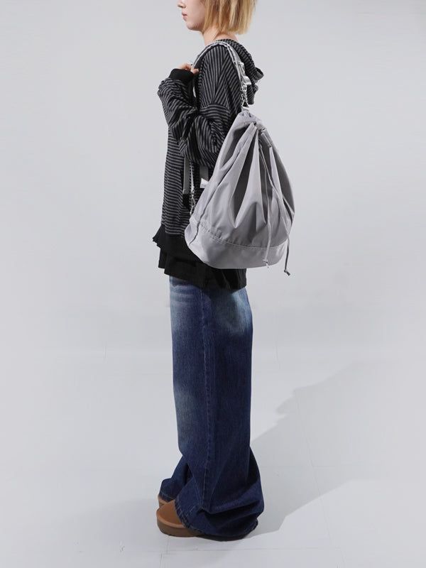 (UNISEX) Flux Lightweight Drawstring Backpack