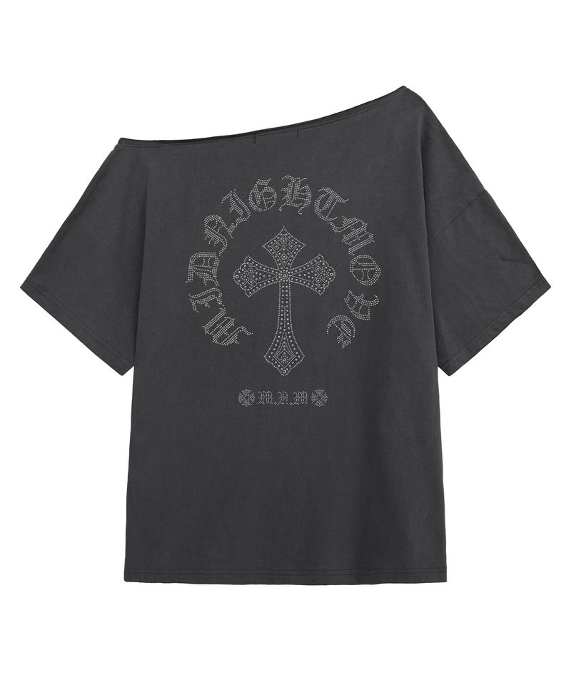 MIDNIGHT MOVE（ミッドナイトムーブ）の「cb cross t (dark grey)（Tops）」