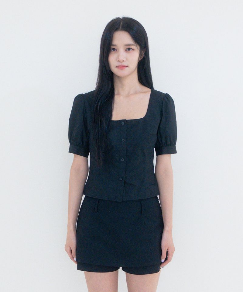 Not your rose（ノットユアローズ）の「Ririu blouse (Black)（Tops）」
