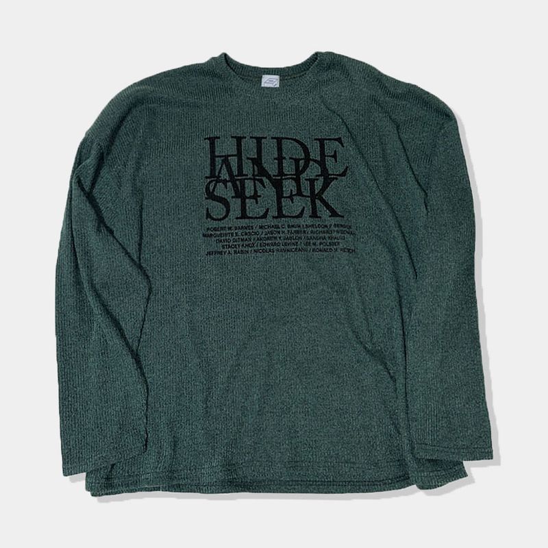 Hide Chic Oversized Knit Long Sleeve T-Shirt