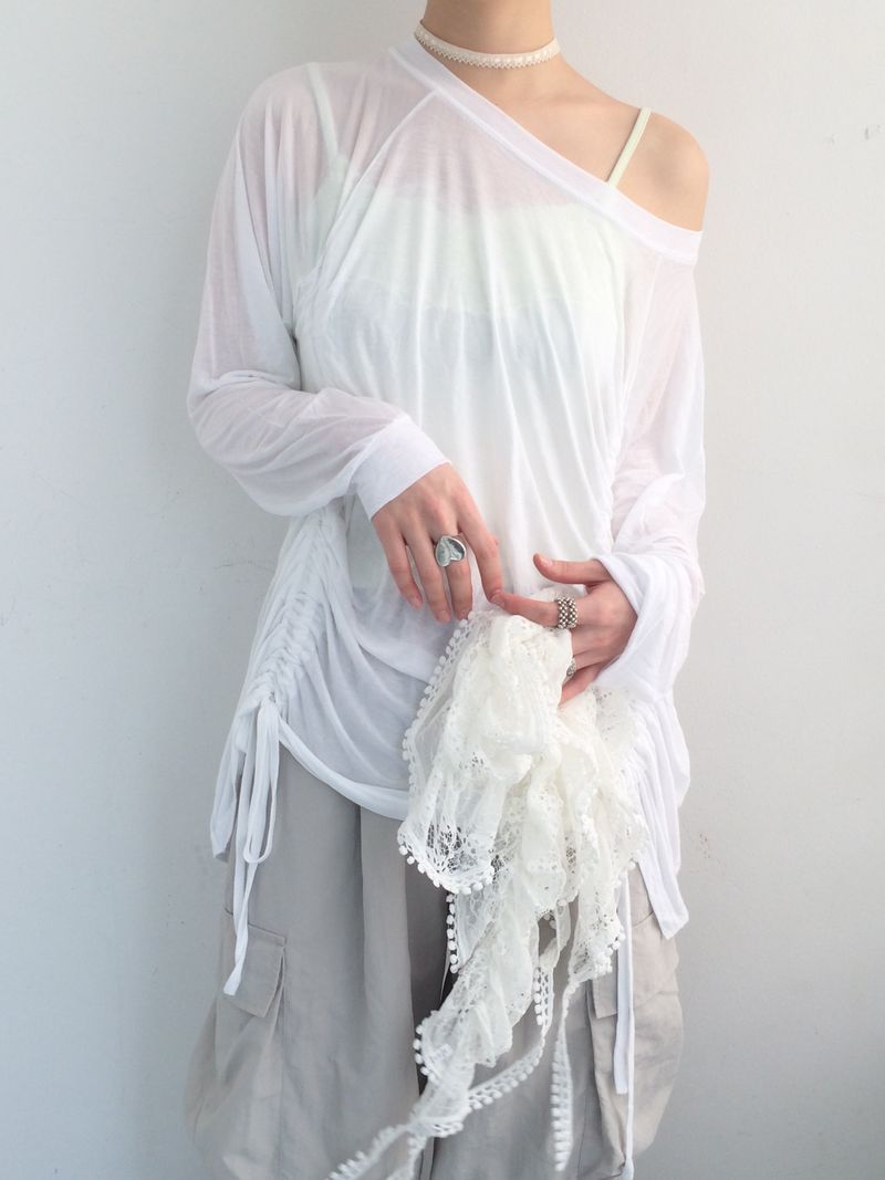 Light Texture Shirring T