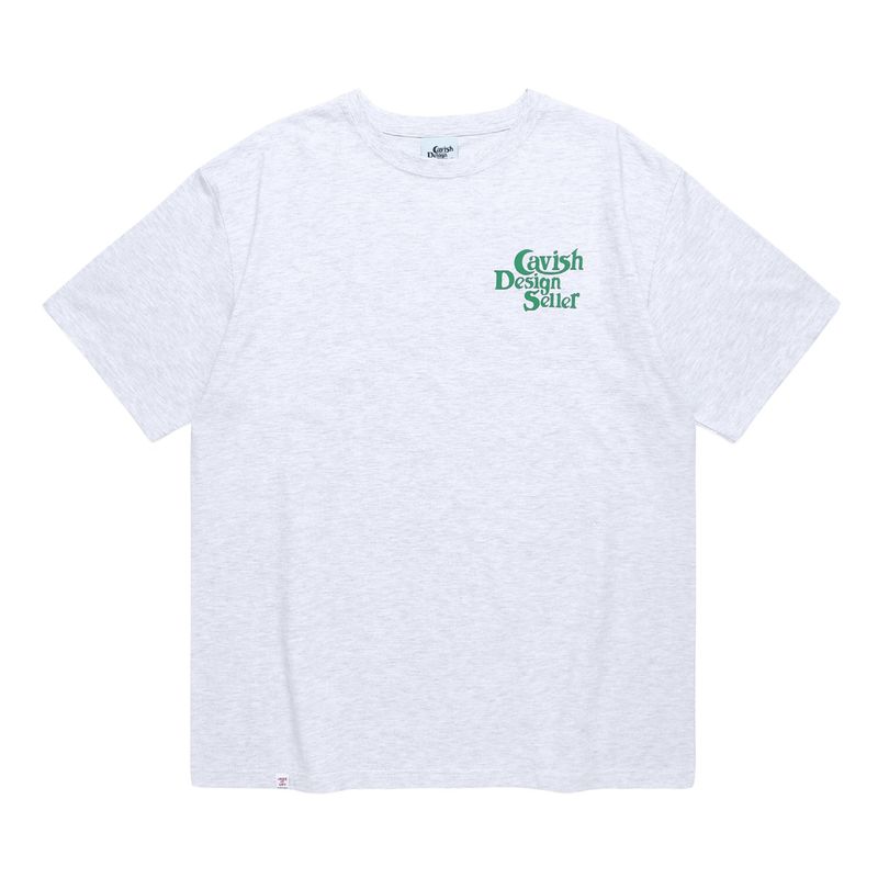 SELLER LOGO SS TEE LIGHT GREY(CV2BMMT500A)