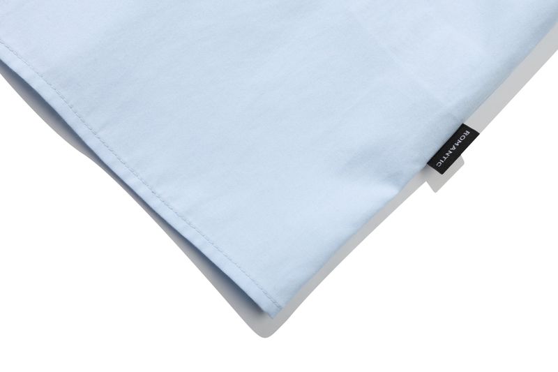 SHOULDER OPEN RIBBON SHIRT_SKY BLUE