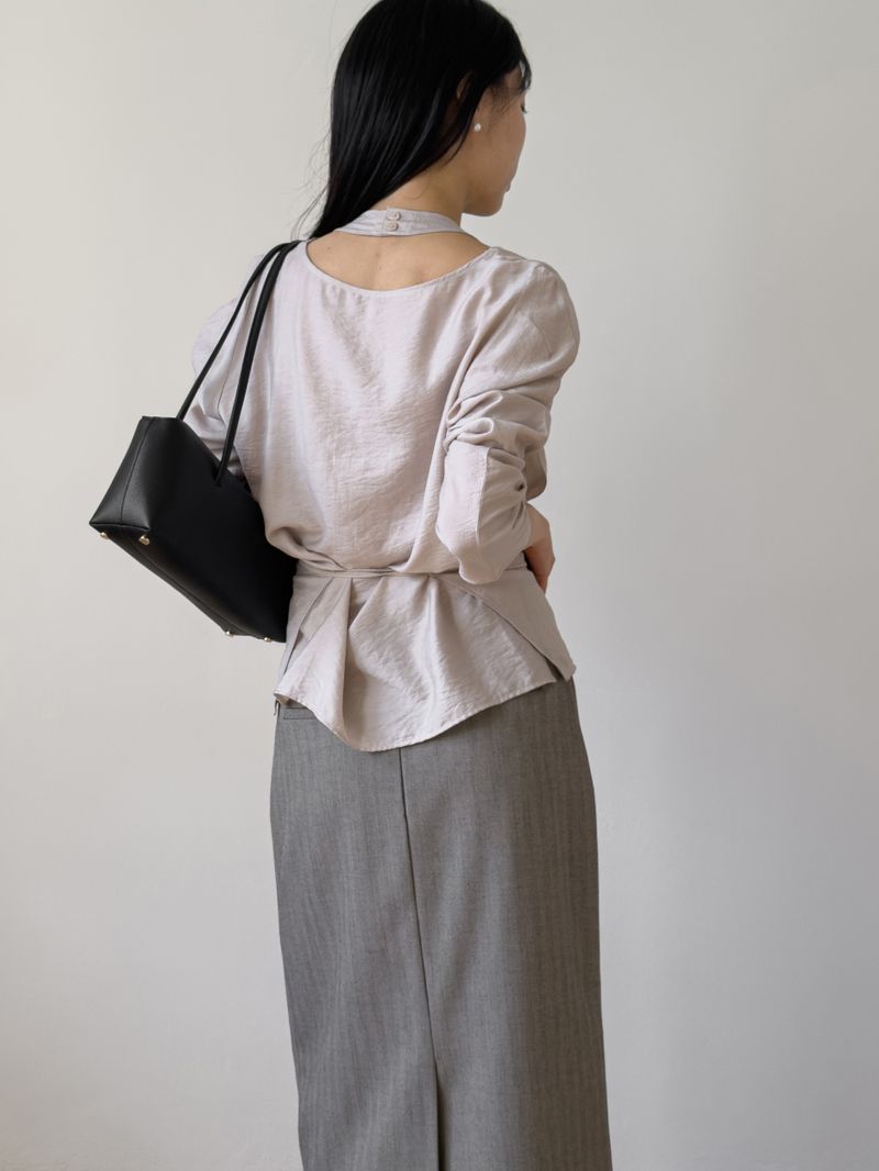 Borr Halterneck Bustier Blouse