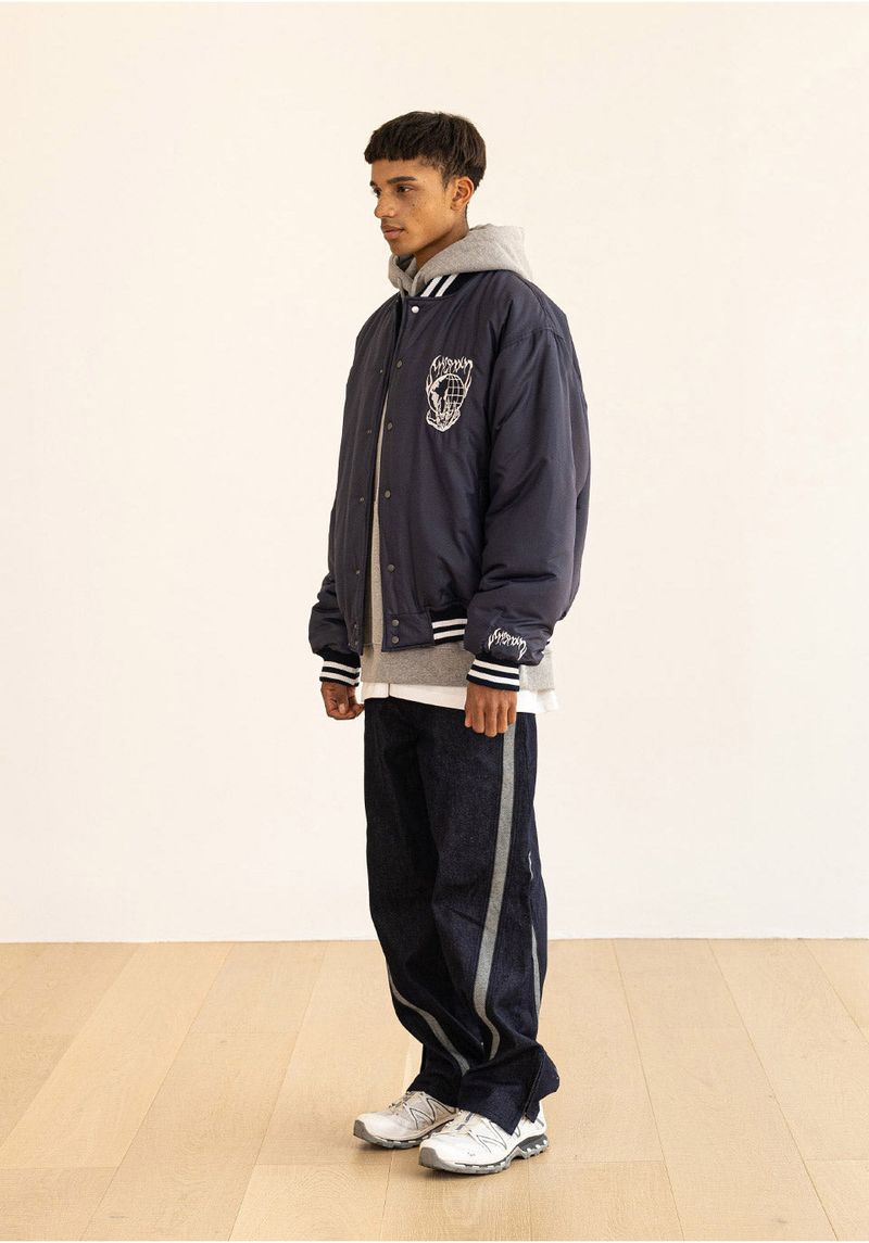 VIRTUAL WORLD 6OZ VARSITY JACKET