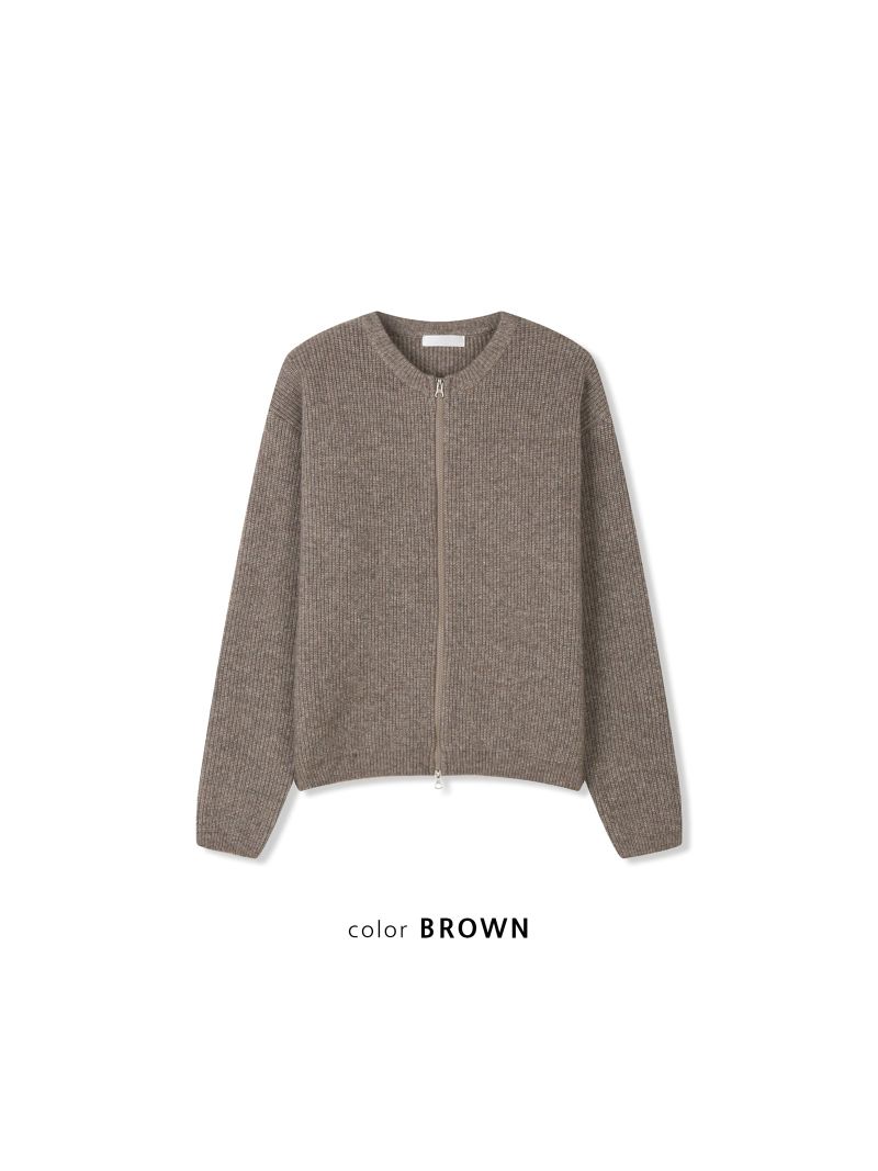 Maki Knitted Zip Up
