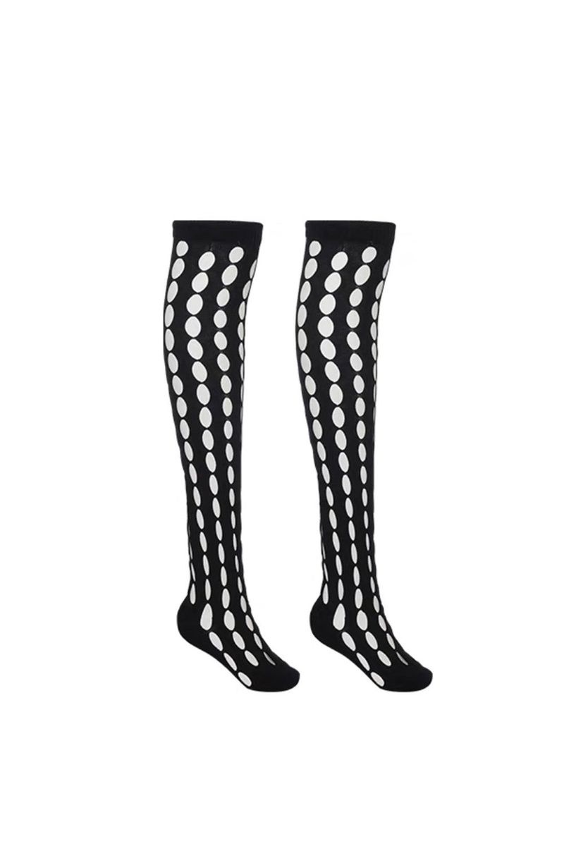 coloring hole knee socks (4 color)