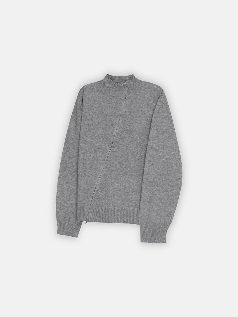 Nito Slash Knitted Zip Up