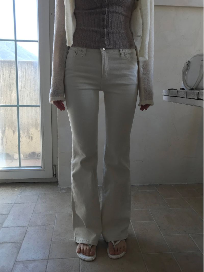 Back Pocket Span Bootcut Pants 