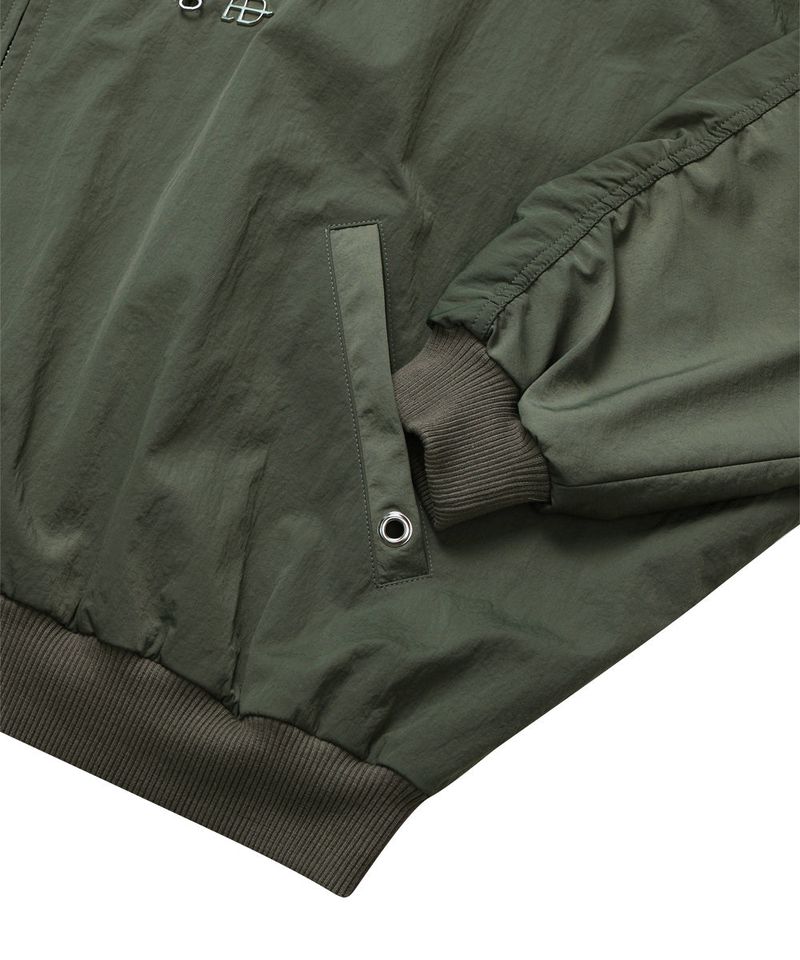 SHIRRING SLEEVED MA-1_KHAKI