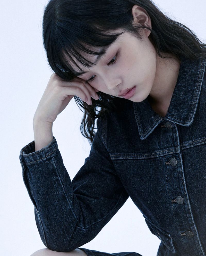 STITCH POCKET DENIM JACKET