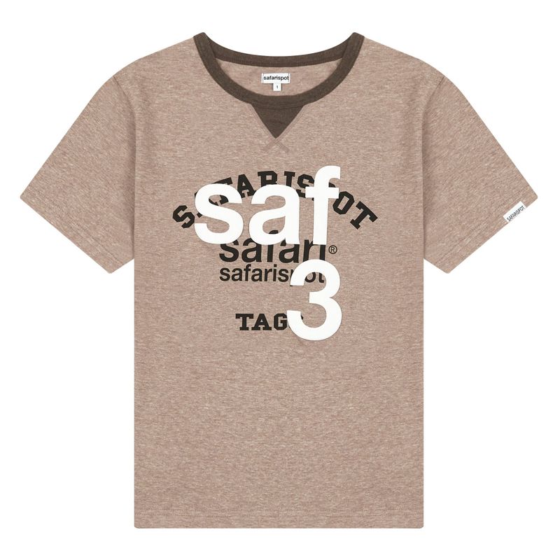 safarispot(サファリスポット)の「 ROUX BASE SCHOOL CLUB TEE (BROWN)(Tops)」